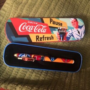Coca Cola Retro Pen Set - Red, Blue, Yellow